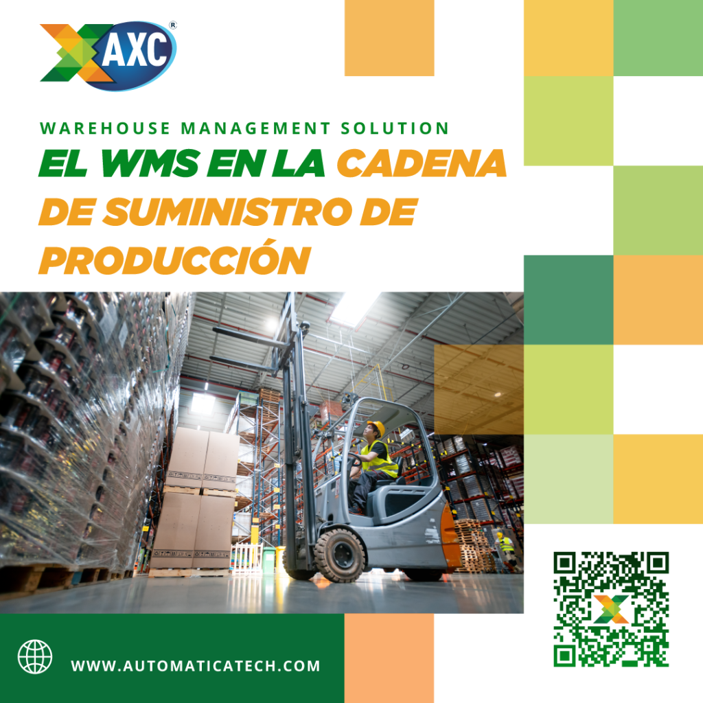 AXC es el WMS para la cadena de suministro de producción